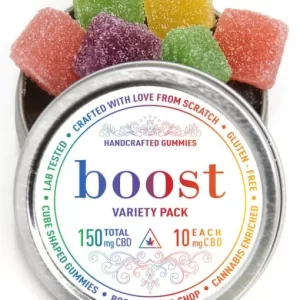 Variety-Pack Gummies 150mg + 300mg CBD (Boost Edibles)