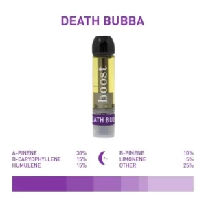 Death Bubba – 1g THC Vape Cartridges (Boost Edibles)