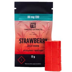 Twisted Extracts – CBD Strawberry Jelly bomb